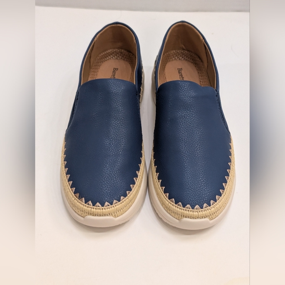 NEW Baretraps Fionna Women's 6 Navy Blue Slip On Shoes Loafers Lightweight